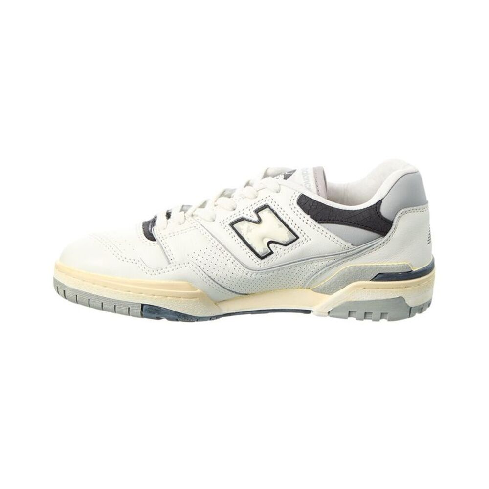 New Balance 550 White and Black Low-Top Sneakers - Picture 2 of 5